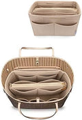 LEXSION Felt Purse Organizer Insert, Tote Bag Shaper Dividers by LEXSION