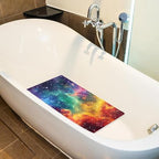 Shower Mat Non Slip 26.8 x 15.1 Inches, Galaxy Colorful Bathtub Mat Shower - Image 5