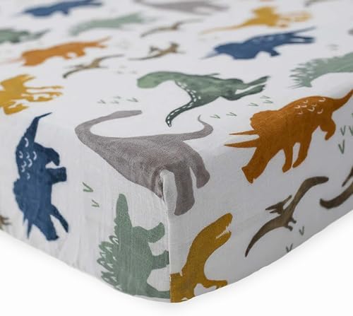 Little Unicorn Premium Crib Sheet | Breathable & Super-Soft Muslin Fabric - Image 2