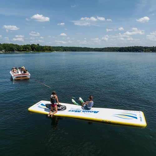 Rave Sports Inflatable Aqua Mat, Platform and Swim Dock - Image 4