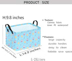 Bunny Easter Eggs Basket Storage Basket Gift Shelf Basket Storage Bin, Nursery - Image 2