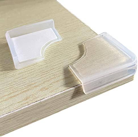 Silicone Clear Corner Protector Baby Proofing Single-Side Adhesive by Angloria
