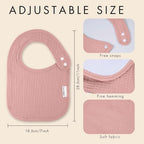 Muslin Baby Bibs for Drooling and Teething, Bibs for Boys Girls - Image 5
