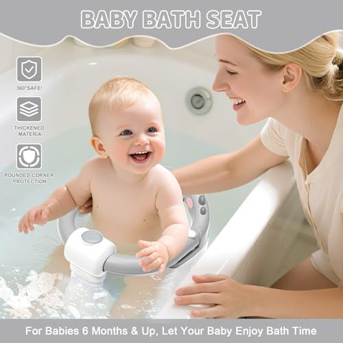 TPN Baby Bath Seat for Babies 6 Months & Up, Non-Slip Bath Tub Chair for - Image 2