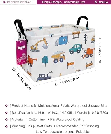 Rectangular Vehicles Storage Basket Fabric - Image 2