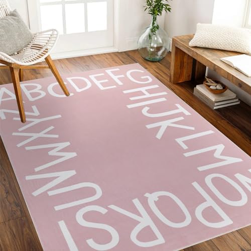 Topotdor ABC Area Rug, 47x70 Inch Soft Floor Carpet by Topotdor