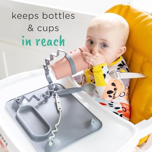 Busy Baby Bottle Bungee and Sippy Cup Strap in Food Grade Silicone - Image 2