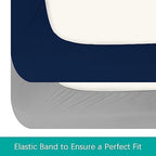 Crib Sheets Waterproof 2 Pack for Baby Boys Girls Fitted - Image 4