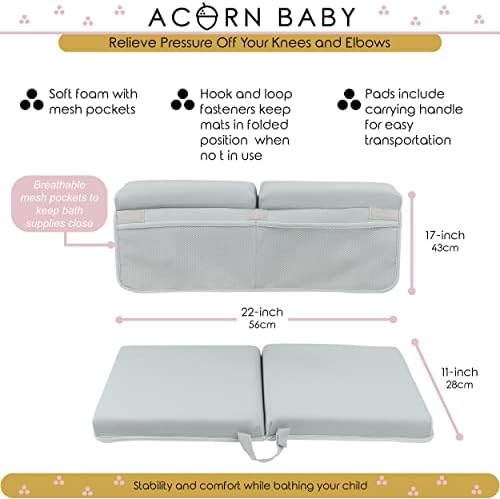 Acorn Baby Bath Kneeler and Elbow Rest Pad - Image 2