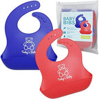 Silicone Bibs for Babies with Food Catcher by TodaysBaby