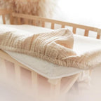 Konssy 100% Cotton Muslin Changing Pad Cover 2 Pack - Image 4
