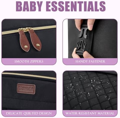 Tuwubi Diaper Bag Tote, Baby Diaper Bag - Image 3