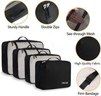 BAGAIL 8 Set Packing Cubes Luggage Packing Organizers - Image 4