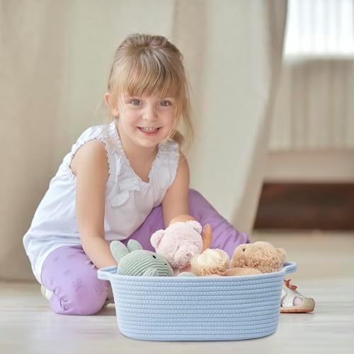 XUANGUO Medium Woven Cotton Rope Storage Basket - Image 4