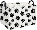 Rectangle Dog Baskets Paw Basket Cute Storage Bin Fish Box by DDBASKET