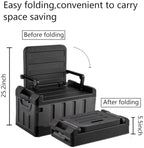 60L Foldable Seatable Camping Box Storage Bins - Image 2