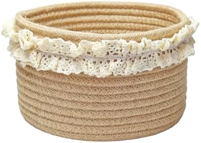 Basket for Gifts, Small Cute Decorative Jute Baskets for Baby by YimisDream