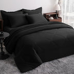 NTBAY Queen Microfiber Bed in a Bag, Comforter Set 7 Piece by NTBAY