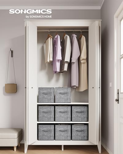 SONGMICS Storage Cubes, 11.8-Inch Foldable Closet Organizers - Image 2