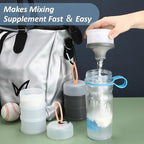Baderke 2 Pcs Protein Powder Travel Container - Image 5
