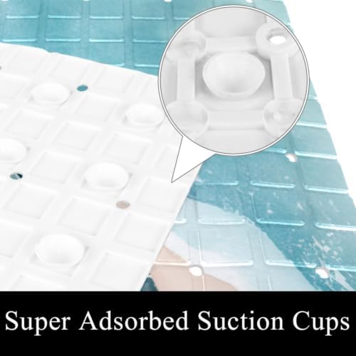 Non Slip Shower Mat Bathtub Mat 15.1x26.8 Inch, Quick Dry Bath Mat - Image 3