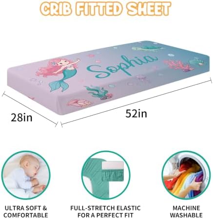 Custom Baby Girl Minky Crib Bedding Set, Cute Bedding 3 Pcs Set - Image 3