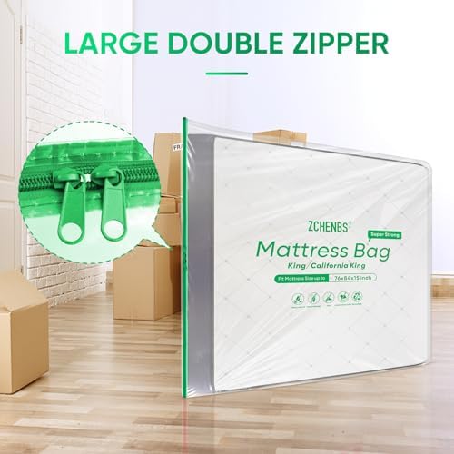 ZCHENBS® - King Mattress Bags for Moving, Waterproof Storage Bag - Image 2