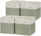 Temary Cube Storage Baskets for Shelves 12 Inch Storage Cubes 4pack Fabric by TEMARY