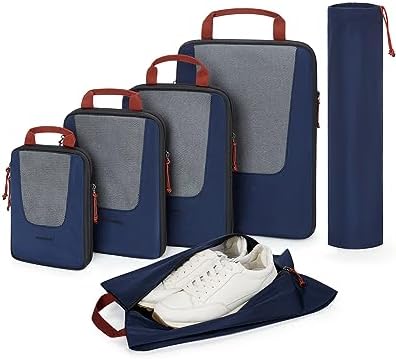 Bagsmart Compression Packing Cubes, Travel Bag Cruise Ship Essentials by BAGSMART