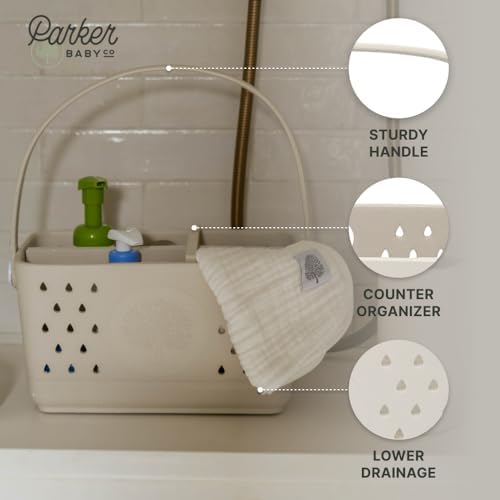 Parker Baby Co. Bath Caddy and Rinse Cup Bundle - Image 7