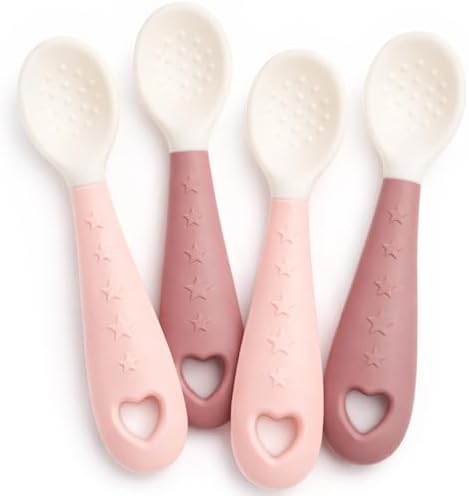 Seposeve Silicone Baby Spoons – Soft BLW Self Feeding Spoons by Seposeve