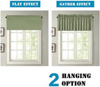 H.VERSAILTEX Blackout Sage Green Curtains Valances - Image 6