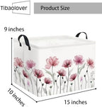 Rectangular Valentines Basket for Women Girls Storage Bin Organizer Box Shelf - Image 2