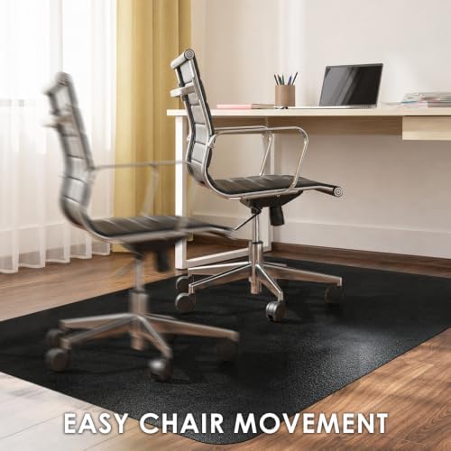 Kuyal Chair mat for Hardwood Floor, 46 x 53 inches Rectangle Floor Mats - Image 7