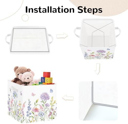 Clastyle 11.8" Flower Storage Basket Set of 3 - Image 7