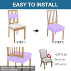 Smiry Waterproof Seat Covers for Dining Room Chairs - Image 5