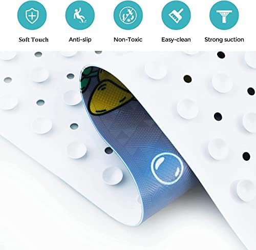 Bathtub Mat Kids Baby Non Slip Shower Mat 40X16 Inch Extra Long Toddler Anti - Image 4