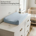 Konssy 3 Pack Stretchy Changing Pad Covers - Image 4