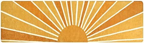 Lahome Boho Sun Runner Rug 2x8, Non-Slip and Washable - Image 3