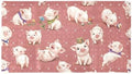 Bathtub Mat Non Slip 26.8x15.1 Inch, Cute Pigs Shower Mat by Anna+Cowper