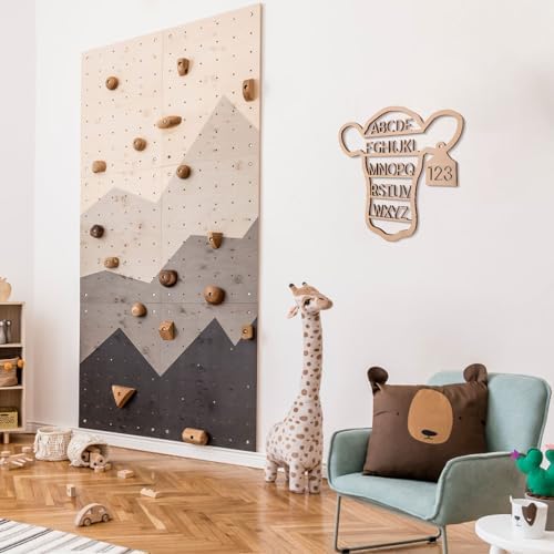Nichake Western Nursery Wall Decor Neutral Cow Alphabet Wall Art - Image 5