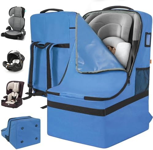 IBVIVIC Car Seat Travel Bag for Airplane, Heavy Duty Car Seat Bag for Air by IBVIVIC