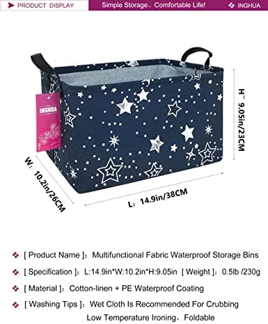 Rectangular Star Storage Basket - Image 2
