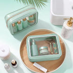 Hsei 6 Pcs Clear Makeup Bags Diaper Bag Organizer Travel Toiletry Bags - Image 4