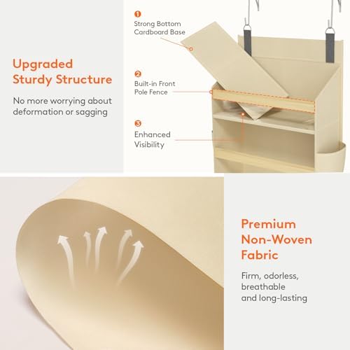Lifewit 1 Pack Over the Door Organizer, 6 Section Hanging Storage - Image 5