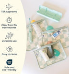Tiny Twinkle Diaper Bag Organizing Pouches|3 Pack Mess-Proof Clear Front Travel - Image 6