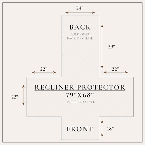 Great Bay Home Reversible Recliner Cover - Image 3