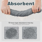 Muslin Hooded Baby Towels 2 Pack, 100% Cotton Baby Bath Towels - Image 7