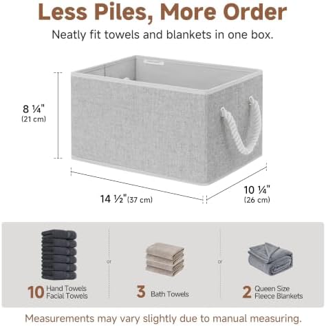 StorageWorks Storage Baskets for Shelves, Closet Organizers and Storage Bins - Image 6