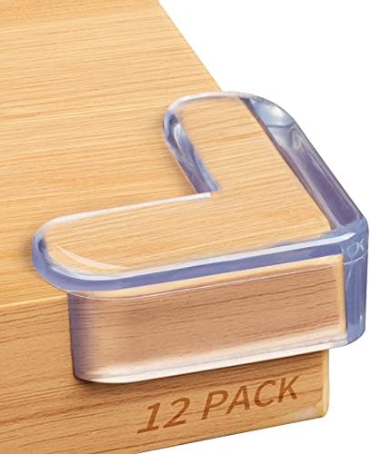 12 Pack Corner Protector for Baby: Baby Proofing Safety Corner Clear Furniture by Gioriches